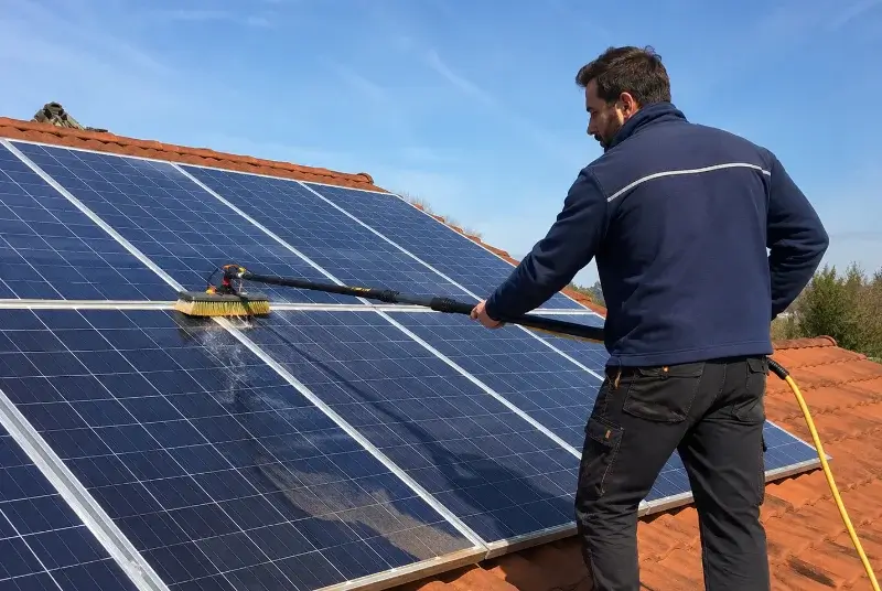 Nettoyage et entretien de panneaux solaires à Loubieng