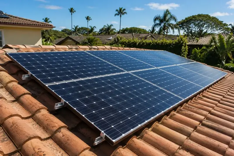 Installation de panneaux solaires à Loubieng